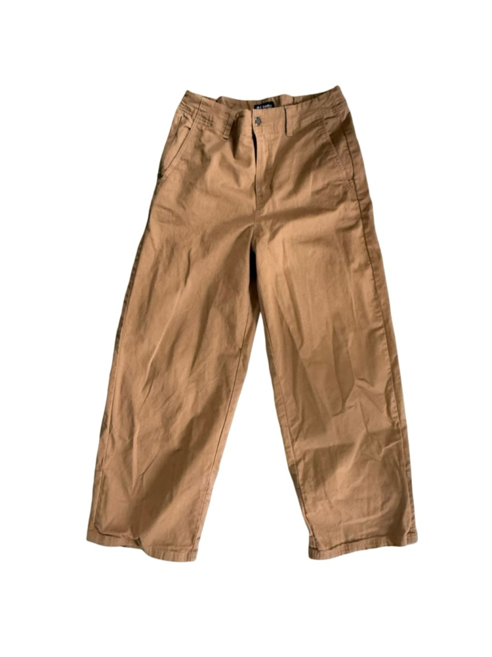 Columbia Brown Wide Leg Cotton Blend Hiking Utility Pants Size 14 Regular